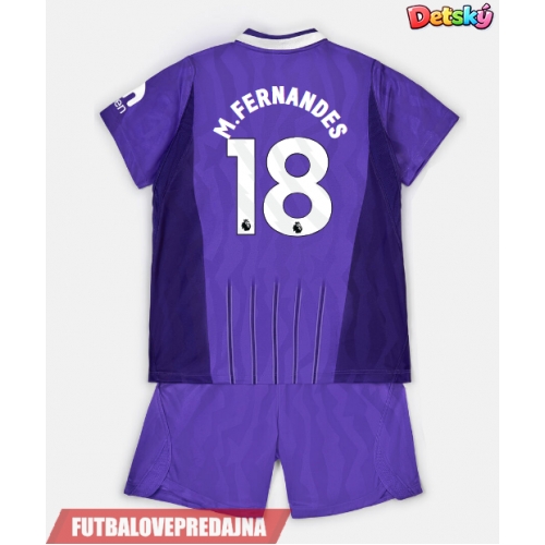 Lacne Dětský Futbalové dres Tottenham Hotspur Mateus Fernandes #18 2026-27 Krátky Rukáv - Tretina (+ trenírky)